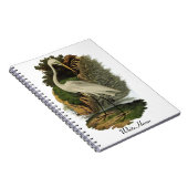 WEISS HERON 1835 NOTIZBLOCK (Rechte Seite)