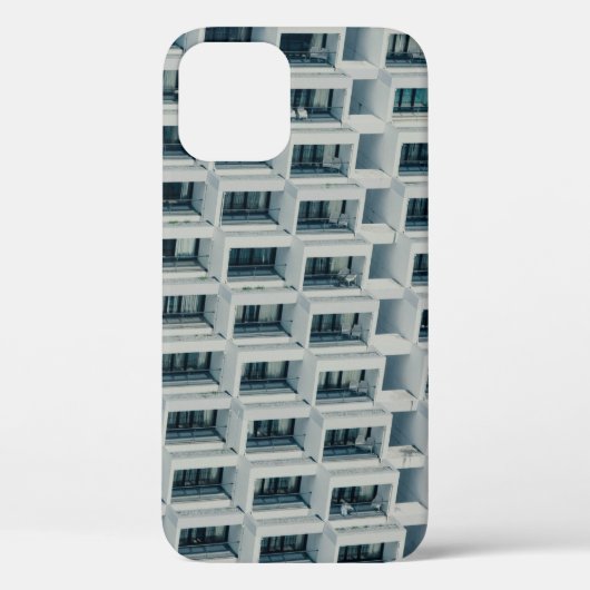 WEISS HOCHRISITES GEBÄUDE Case-Mate iPhone HÜLLE (Rückseite)
