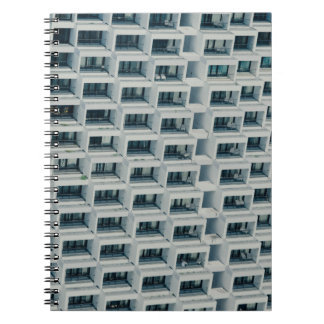 WEISS HOCHRISITES GEBÄUDE NOTIZBLOCK