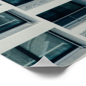 WEISS HOCHRISITES GEBÄUDE POSTER (Ecke)