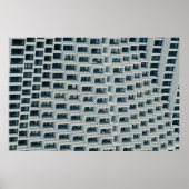 WEISS HOCHRISITES GEBÄUDE POSTER (Vorne)