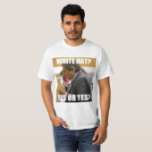 Weiß-Hut Juans Martinez? Ja oder ja? T-Shirt (Vorne ganz)