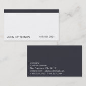 Weiß II L Visitenkarte (Vorne/Hinten)