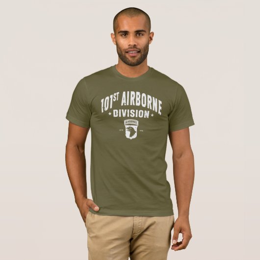 Weiß im 101. Im Flugzeug Bereich bedrückt T-Shirt (Vorne ganz)