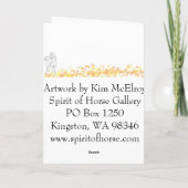 Weiß immer, dass ich bei dir bin karte (Rückseite)