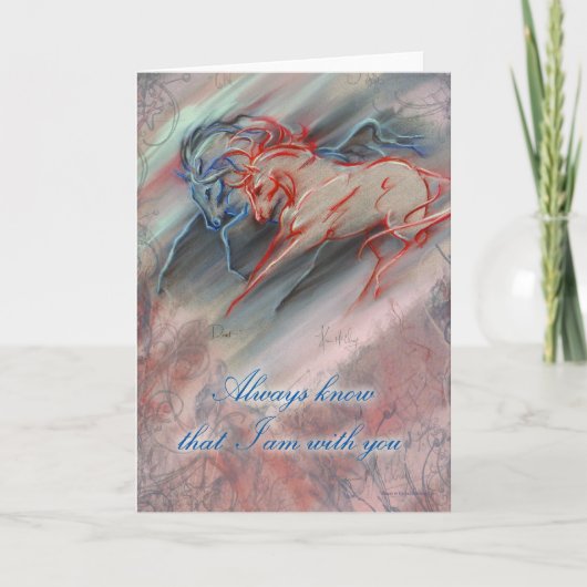 Weiß immer, dass ich bei dir bin karte (Vorderseite)