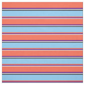 Weiß, Indigo, Rot, Light Sky Blue und Black Stoff (Muster)