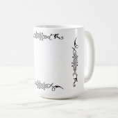 Weiß Kaffeetasse (VorderseiteRechts)