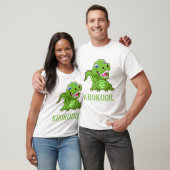 weiß Krokodil T-Shirt (Unisex)