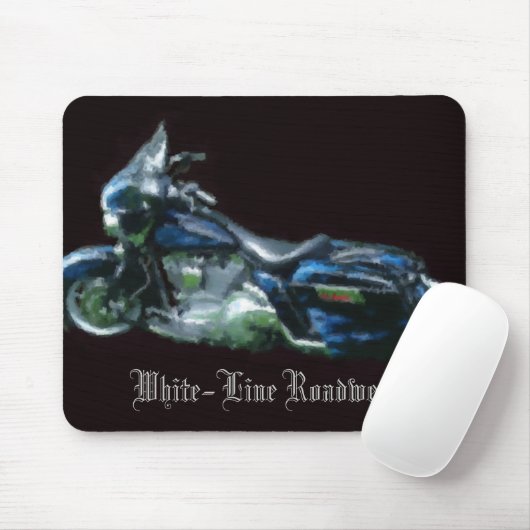 Weiß-Line Mousepad (Mit Mouse)