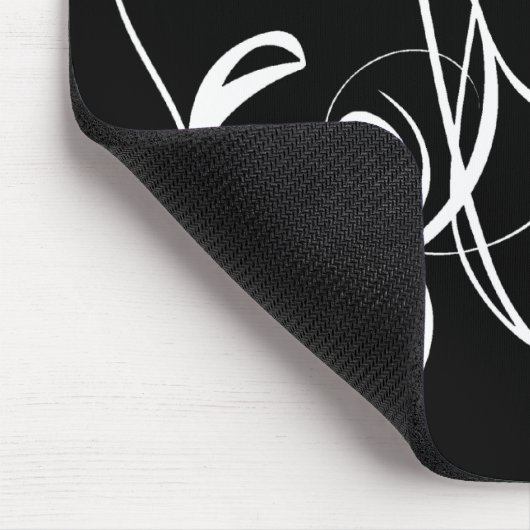 Weiß-Locken Mousepad (Ecke)