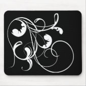 Weiß-Locken Mousepad (Vorne)