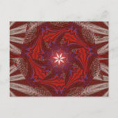 WEISS LOTUS 1 Postkarte (Vorderseite)