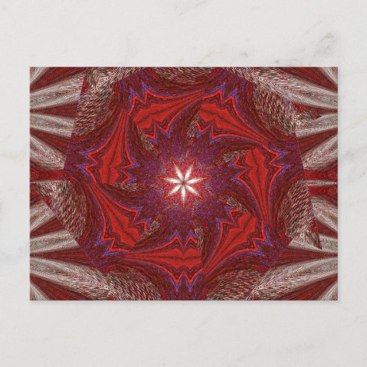 WEISS LOTUS 1 Postkarte (Vorderseite)