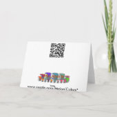 Weiß malte Stern auf Tapisserie, leeres Grußauto Karte (Rückseite)