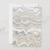 WEISS MARBLE GOLD SAVE THE DATE (Rückseite)