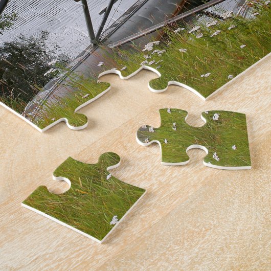 Weiß, Marineschiffe und graues Flugzeug, Alaska Puzzle (Seite)