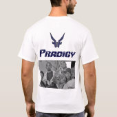 Weiß-Marinet-Shirt T-Shirt (Rückseite)