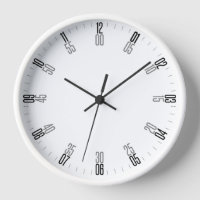 Weiß Minimalistisch mit einzigartigem numerischem 