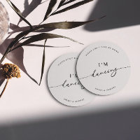 Weiß Minimalistisch Nimm nicht mein Getränk, ich t