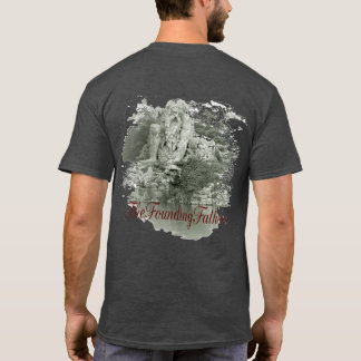 Weiß mit Bild und TheFoundingVathers T-Shir T-Shirt