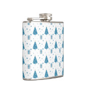 WEISS MIT BLAUEN CHRISTMAS BÄUME STARTEN PRÄSENTIE FLACHMANN (Rechts)