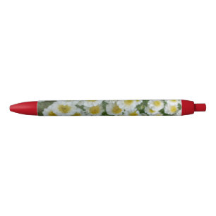 Weiß mit gelben Blume Rottrippchen Kugelschreiber