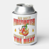 Weiß mit handGezeichnet Chili stürzt nach oben Dosenkühler (Kanne Vorderseite)