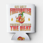 Weiß mit handGezeichnet Chili stürzt nach oben Dosenkühler (Rückseite)