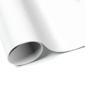 WEISS MIT SCHALTFLÄCHEN GESCHENKPAPIER (Rolleneckpunkt)