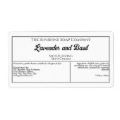 Weiß mit schwarzer Seife oder Kosmetikkleber (Vorne)