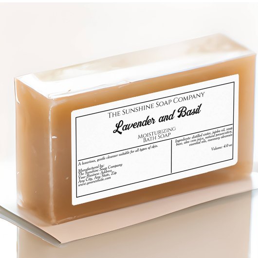 Weiß mit schwarzer Seife oder Kosmetikkleber