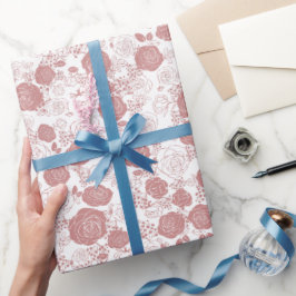 Weiß | Modernes und elegantes Design Geschenkpapier