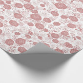 Weiß | Modernes und elegantes Design Geschenkpapier (Ecke)