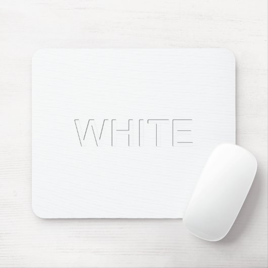 Weiß Mousepad (Mit Mouse)