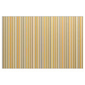 Weiß, orange und schwarz farbiges Muster Stoff (Yard (91,4 cm))