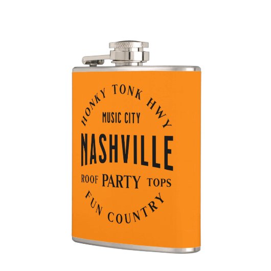 Weiß-Party Liquor Vinyl Wrapped Flask Flachmann (Links)