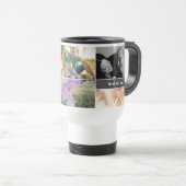 Weiß Personalisiert, Collage 6 Fotos, Oma Reisebecher (VorderseiteRechts)