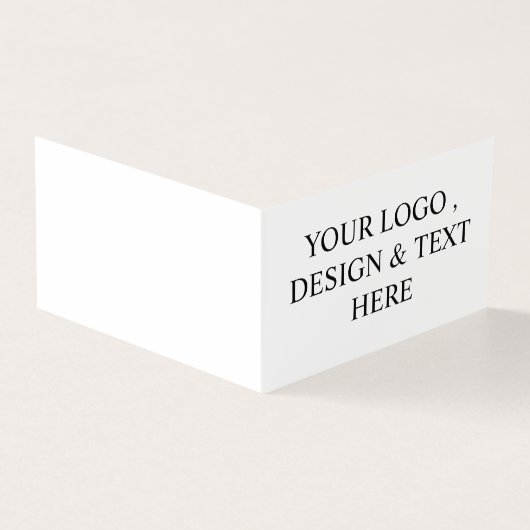 Weiß personalisiert – Ihr Logo & Text hier (Vorderseite)