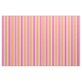 Weiß Pink Orange Vertikale Streifen Design   Stoff (Yard (91,4 cm))
