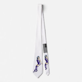 Weiß - Pinup - Neck Tie Krawatte