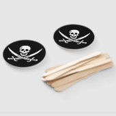 Weiß, Piratenflagge Calico Jack, Skull & Cutlass Fächer (Non-assembled)