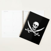 Weiß, Piratenflagge Calico Jack, Skull & Cutlass Planer (Anzeige)