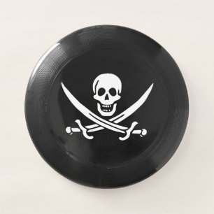 Weiß, Piratenflagge Calico Jack, Skull & Cutlass Wham-O Frisbee