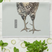 Weiß-polnisches Hahn ©TRFORSMAN Geschirrtuch (Gefaltet)