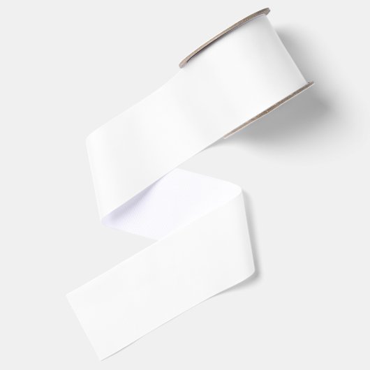 Weiß Ripsband (Rückseite)