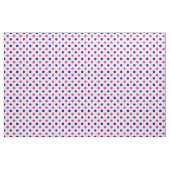 Weiß Rosa Blau Punkte Muster Stoff (Yard (91,4 cm))