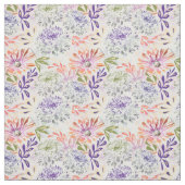 Weiß, rosa Blume Stoff (Muster)