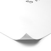 Weiß rosa Flora Herzlich willkommen auf unserem Ho Poster (Ecke)