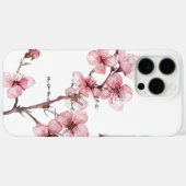 Weiß rosa Kirschblossom Bläserblüte Case-Mate iPhone Hülle (Rückseite (Horizontal))